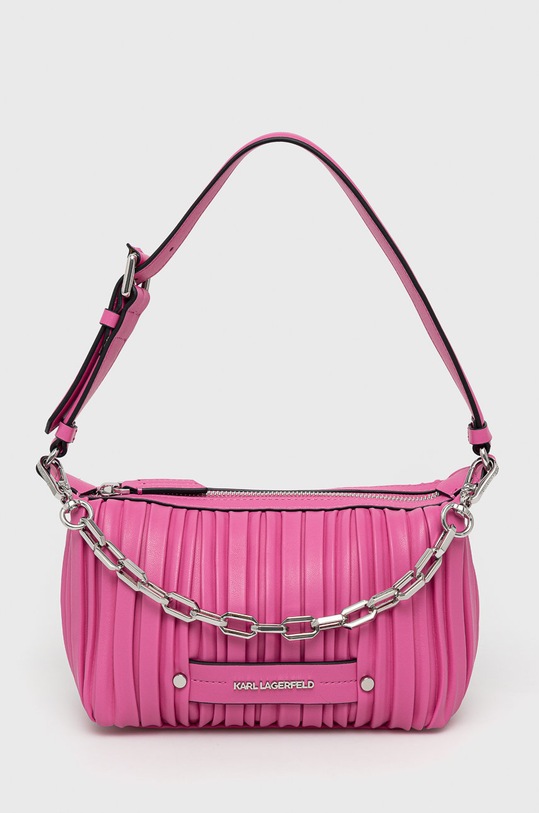 Karl Lagerfeld torebka K/KUSHION SM BAGUETTE nie mieści A4 różowy 225W3045