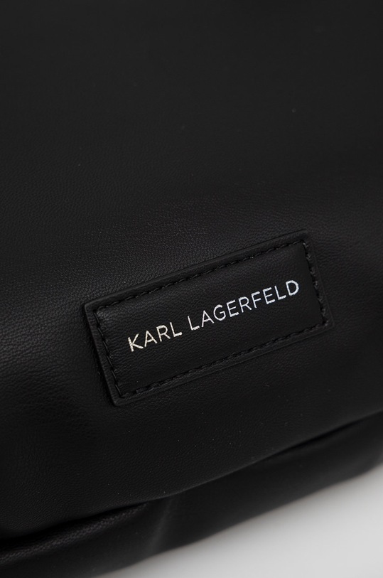 Karl Lagerfeld poseta de piele negru 225W3057
