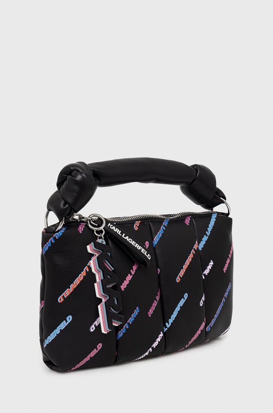 Δερμάτινη τσάντα Karl Lagerfeld 225W3058 μαύρο AA00