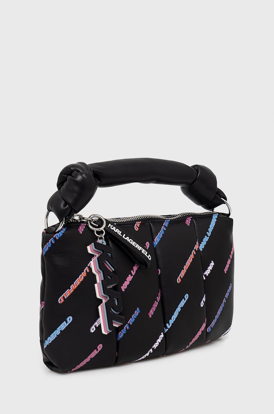 Δερμάτινη τσάντα Karl Lagerfeld 225W3058 μαύρο AA00