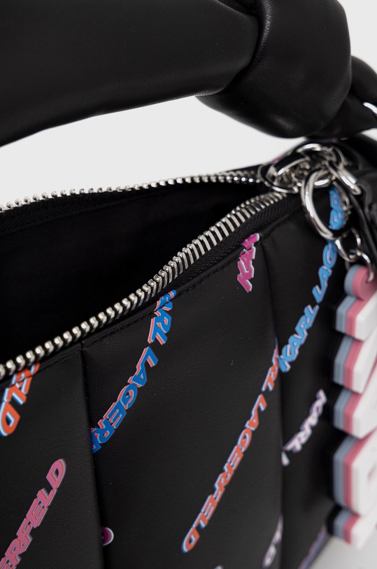 Δερμάτινη τσάντα Karl Lagerfeld 225W3058 μαύρο