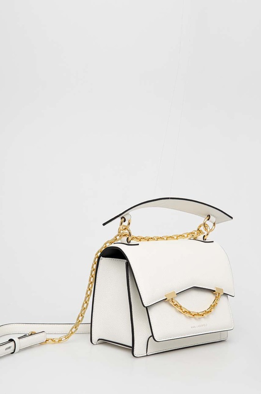 Karl Lagerfeld poseta de piele 225W3081 alb AA00