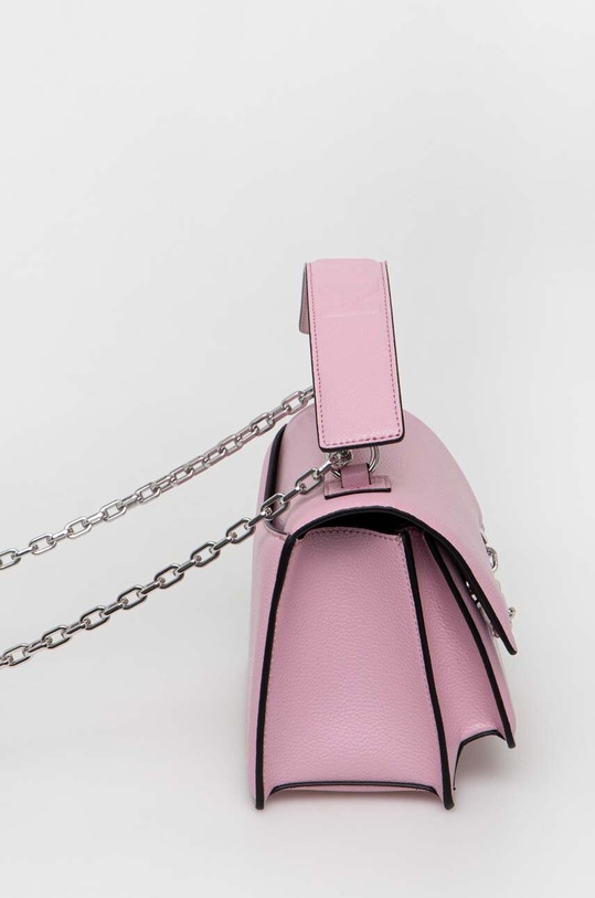 Kožená kabelka Karl Lagerfeld 225W3081 ružová AA00