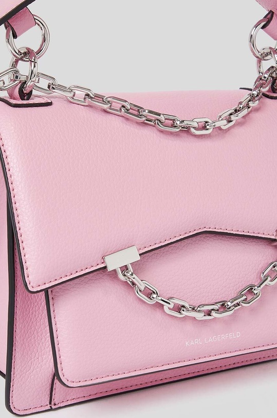 Doplnky Kožená kabelka Karl Lagerfeld 225W3081 ružová