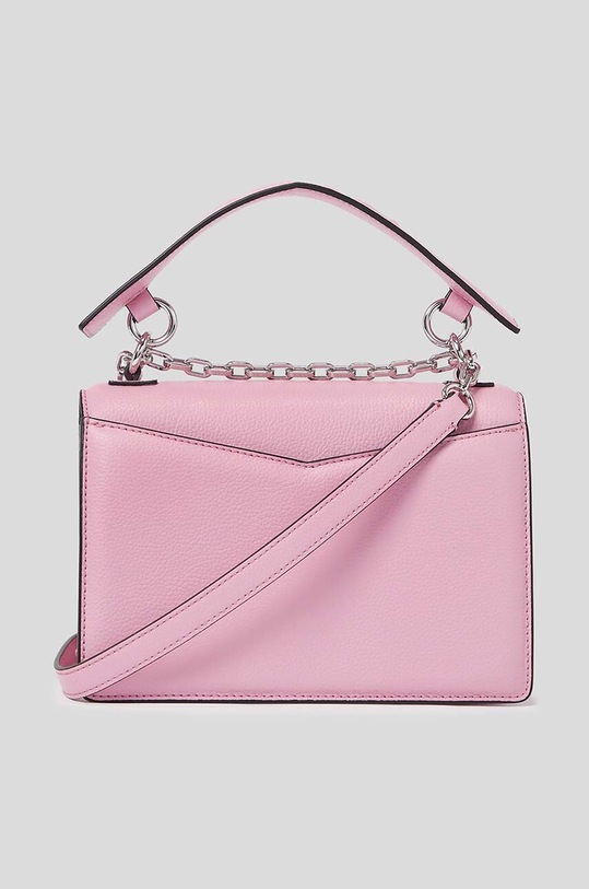 Kožená kabelka Karl Lagerfeld ružová 225W3081