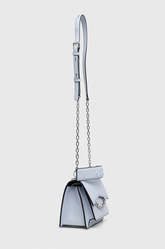 Шкіряна сумочка Karl Lagerfeld 225W3081 блакитний AA00
