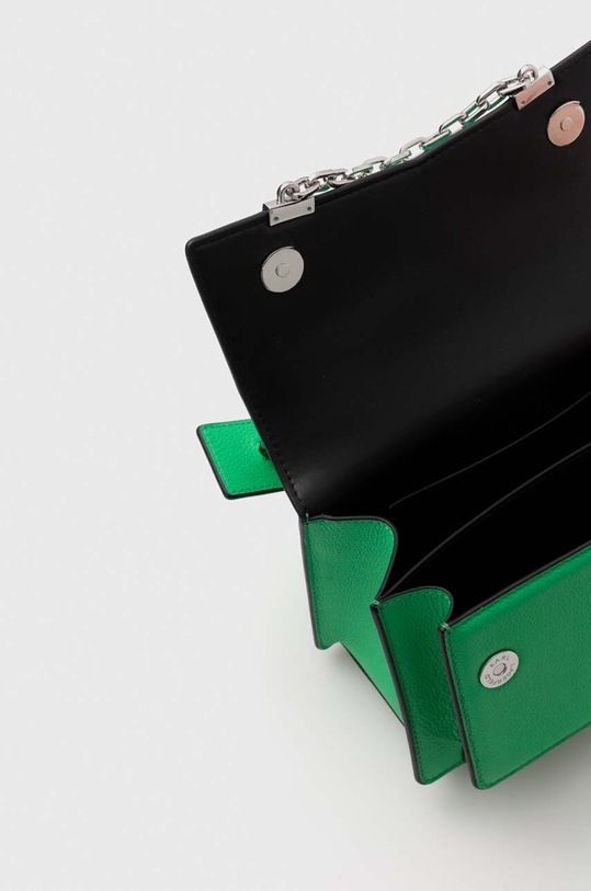 Kožená kabelka Karl Lagerfeld 225W3081 zelená