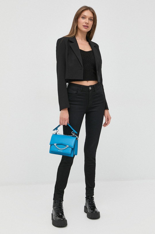 Karl Lagerfeld poseta de piele 225W3081