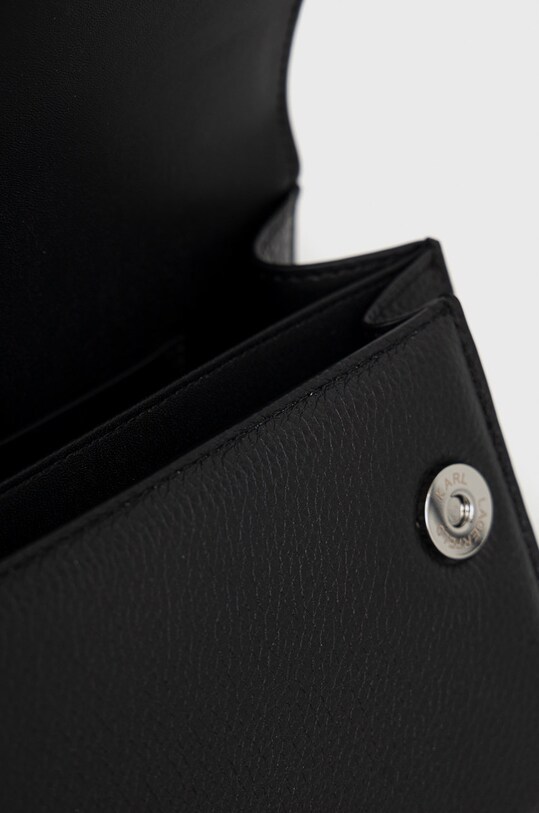 Karl Lagerfeld torebka skórzana 225W3081 225W3081 czarny
