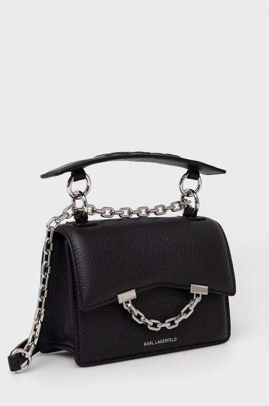 Karl Lagerfeld torebka skórzana 225W3082 225W3082 czarny AA00