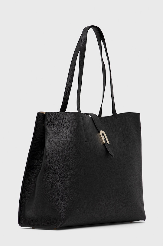 Kožená kabelka Furla BATUPRS.HSF000.O6000. černá AA00