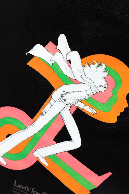 Levi's torebka bawełniana D7294.0001 czarny AA00