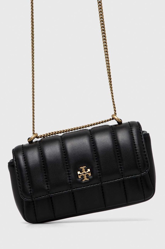 Δερμάτινη τσάντα Tory BurchKira Mini λείο δέρμα μαύρο 142567.001