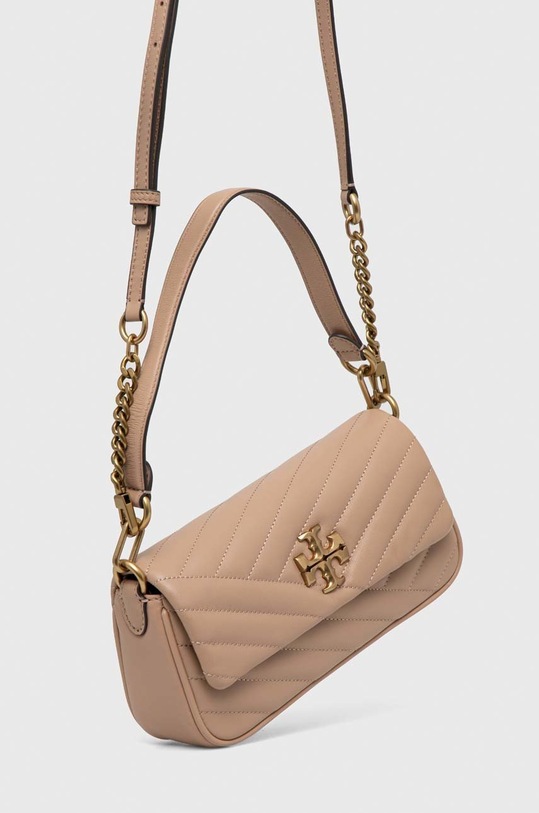 Δερμάτινη τσάντα Tory Burch 90456.288 μπεζ AA00
