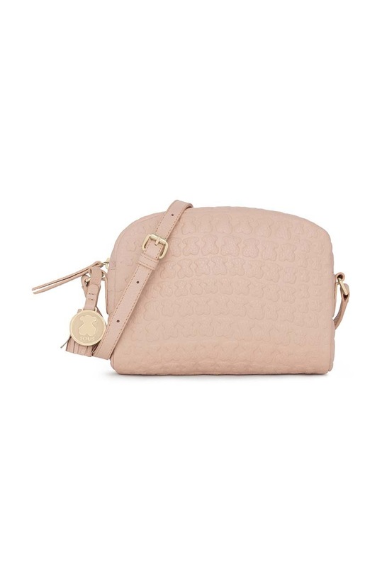 Tous torebka skórzana Sherton nie mieści A4 różowy 2000839116