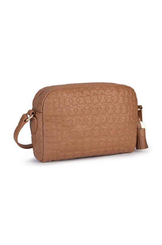 Akcesoria Tous torebka skórzana Sherton Bandolera 2000839143 brązowy