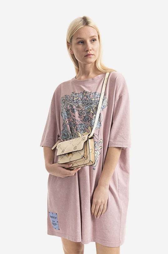 Kožená kabelka Marni MUMP0004U1.P4599.Z542N béžová AA00