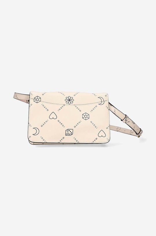 Doplňky Kožená kabelka Marni MUMP0004U1.P4599.Z542N béžová