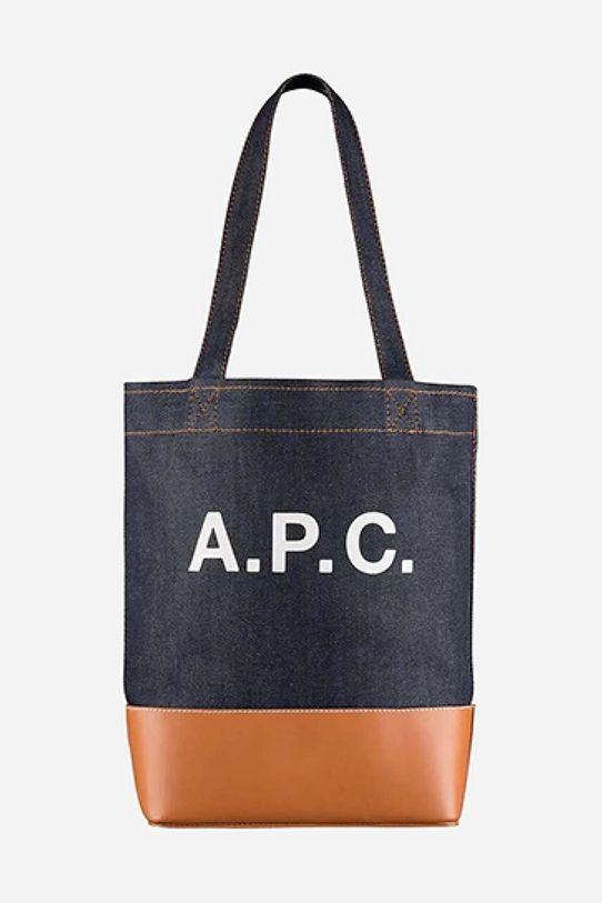 A.P.C. torebka nadruk granatowy CODDP.M61568