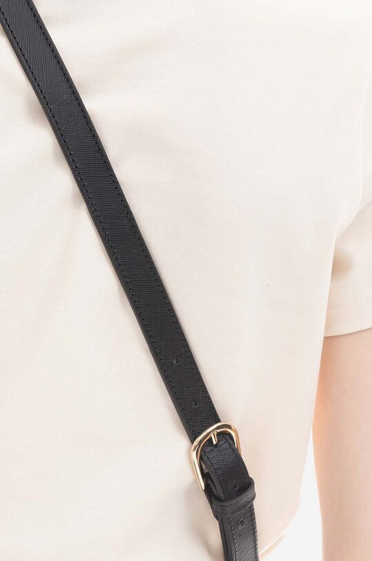 Kožená kabelka A.P.C. Sac Demi-lune PXBJQ.F61048