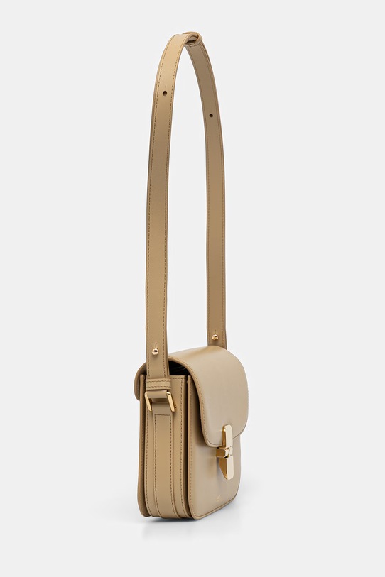 A.P.C. leather handbag Sac Grace Small PXBMW.F61413 beige SS26