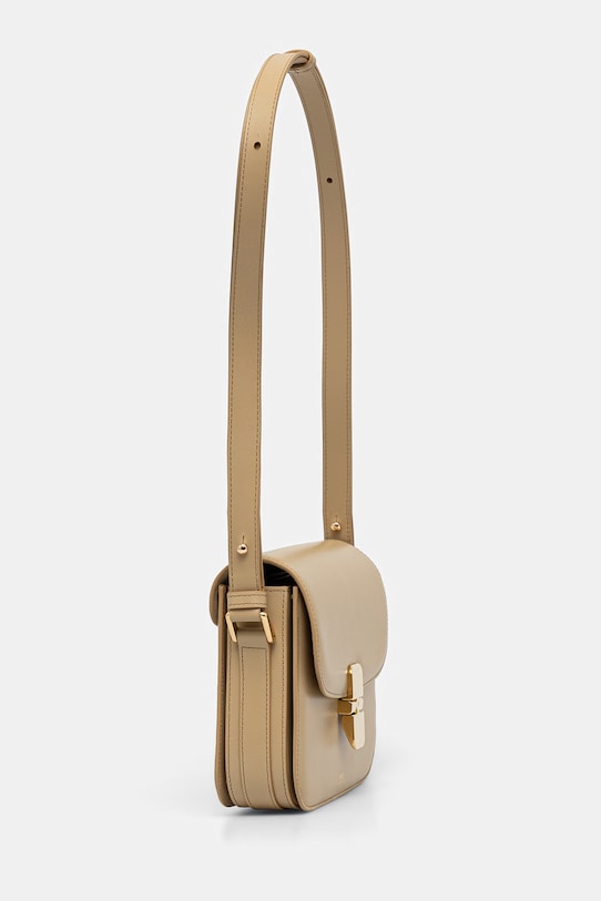 A.P.C. leather handbag Sac Grace Small PXBMW.F61413 beige SS26