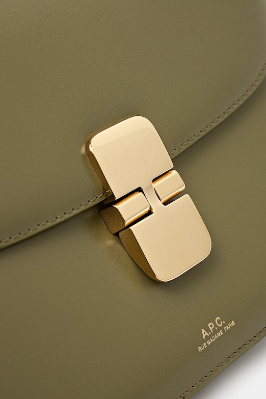 A.P.C. bőr táska Sac Grace Small zöld PXBMW.F61413