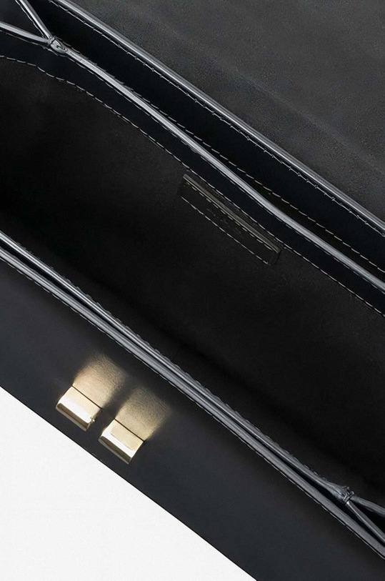 Kožená kabelka A.P.C. Sac Grace Small PXBMW-F61413 BLACK PXBMW.F61413 čierna