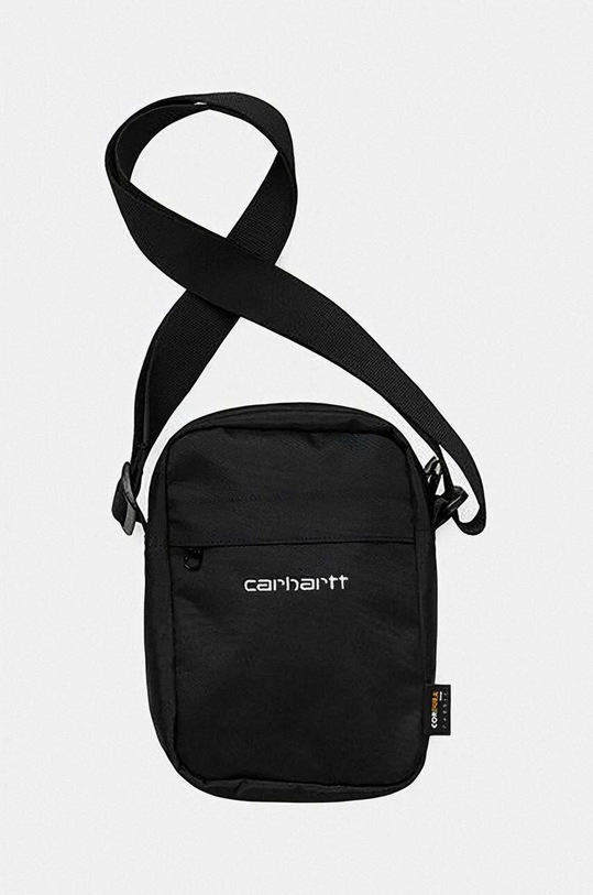 Carhartt WIP small items bag Payton no black I027527.BLACK.WHIT