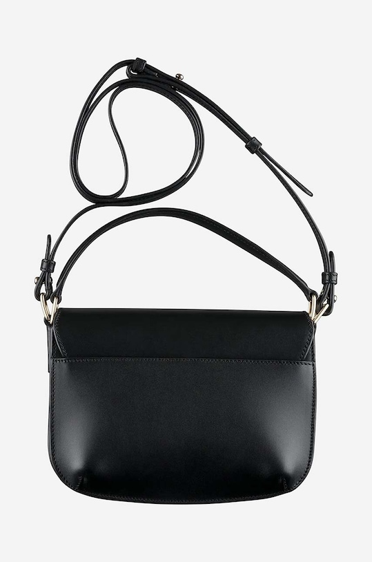 A.P.C. torebka skórzana PXAWV.F61629 czarny AA00