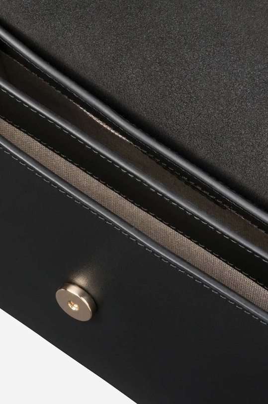 Akcesoria A.P.C. torebka skórzana PXAWV.F61629 czarny