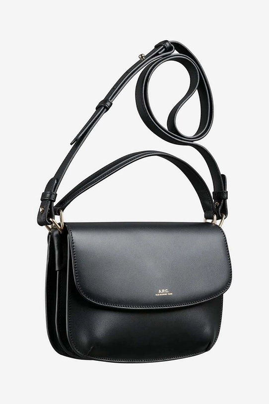 A.P.C. leather handbag black PXAWV.F61629