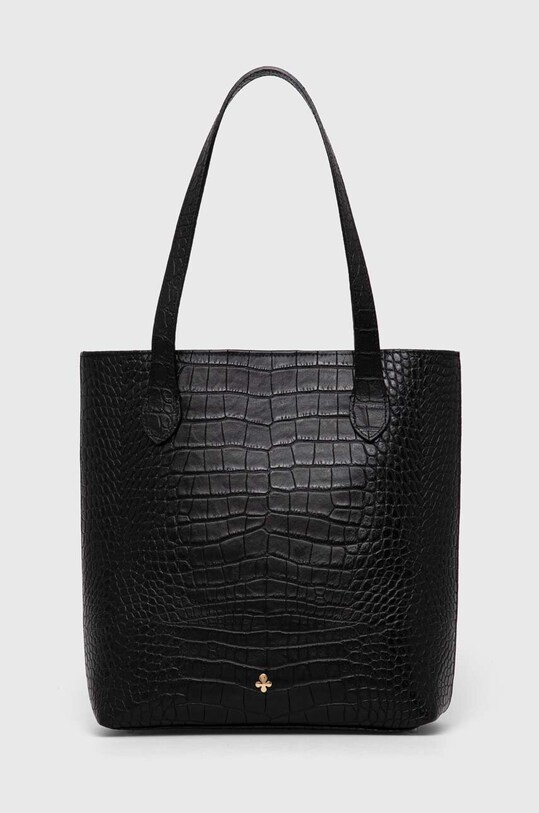 Lilou poșetă Mini Coco Jane uni negru SHOP/MED/COCJAN
