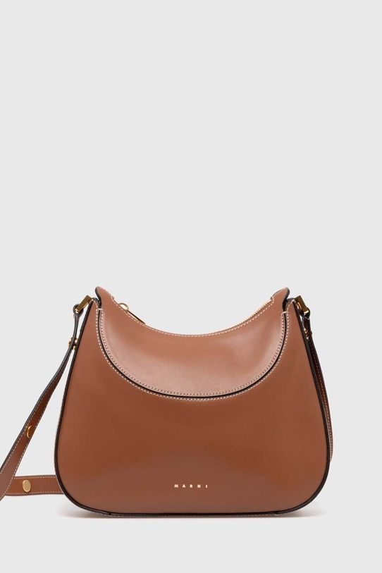 Сумочка Marni аплікація коричневий BMMP0102U0.LV589