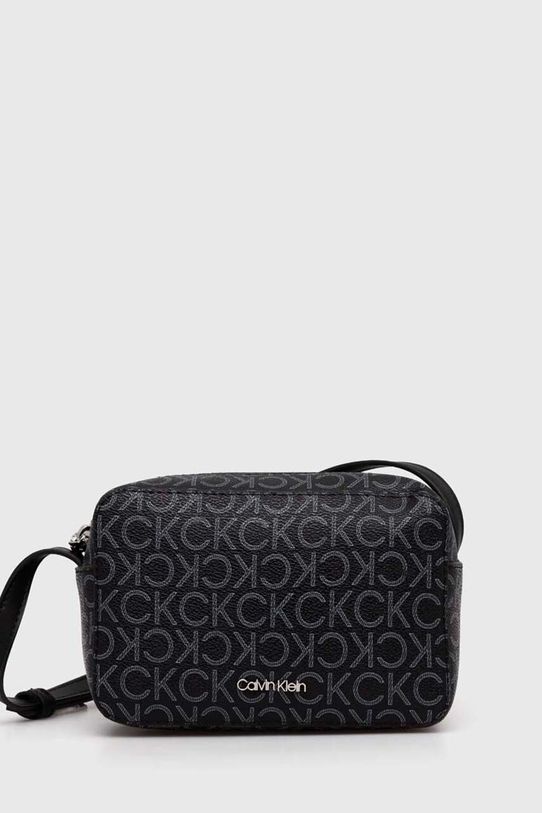 Calvin Klein torebka nie mieści A4 czarny K60K610294
