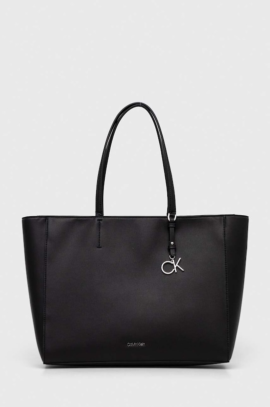 Calvin Klein torebka mieści A4 czarny K60K610610