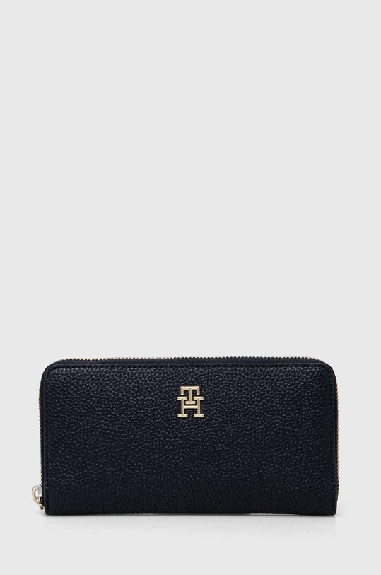 Peňaženka Tommy Hilfiger jednofarebný tmavomodrá AW0AW15181.NOS