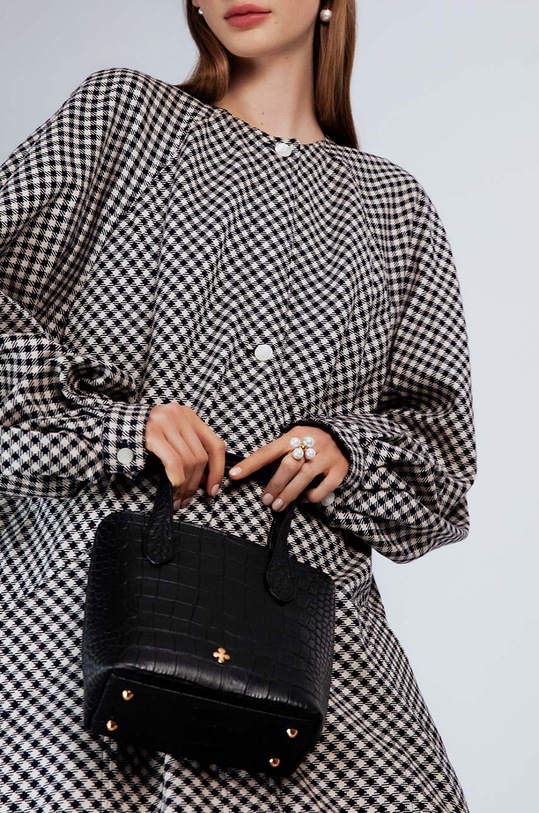 Akcesoria Lilou torebka skórzana SHOP/MIN/COCJAN/PO czarny