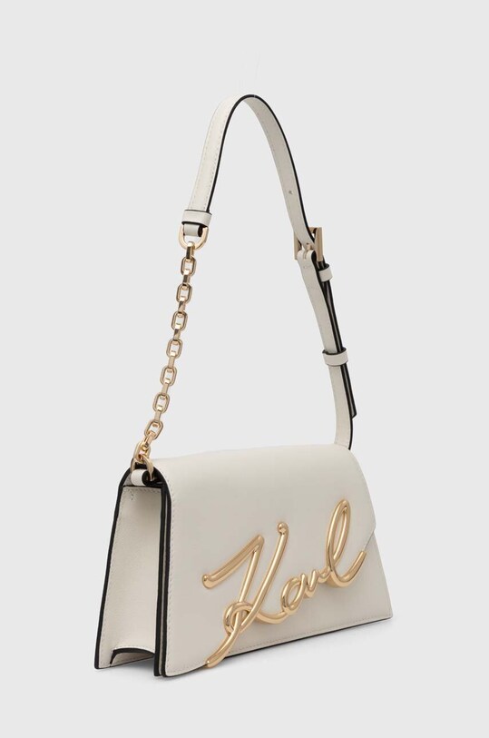 Karl Lagerfeld borsa a mano in pelle 240W3005 bianco AA00