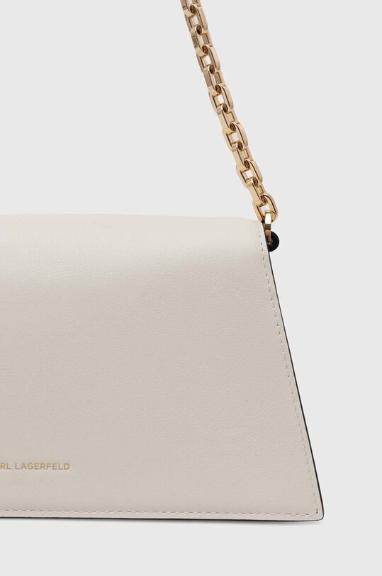 Accessori Karl Lagerfeld borsa a mano in pelle 240W3005 bianco