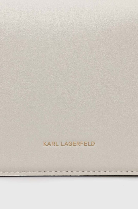Karl Lagerfeld borsa a mano in pelle bianco 240W3005