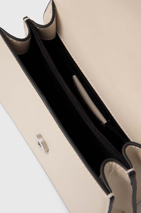 Kožená kabelka Karl Lagerfeld K/SIGNATURE 240W3004 béžová