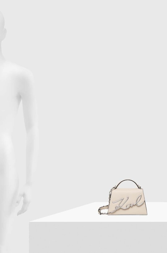 Kožená kabelka Karl Lagerfeld K/SIGNATURE 240W3004