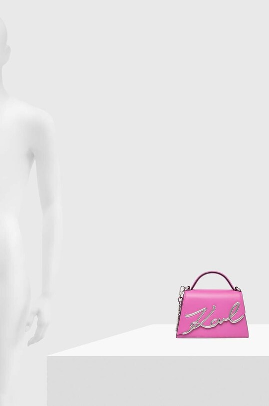 Kožená kabelka Karl Lagerfeld 240W3004