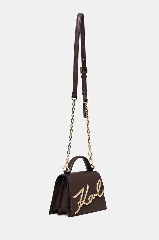 Кожаная сумочка Karl Lagerfeld 240W3004 коричневый AA00