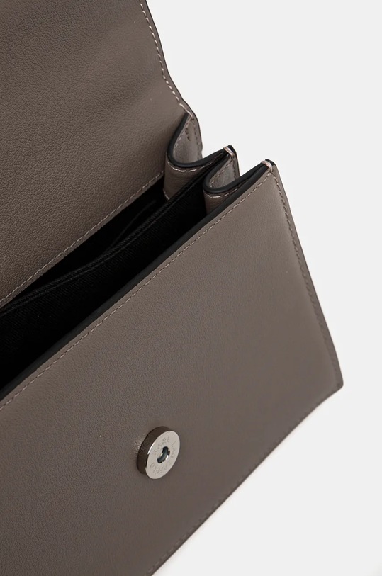 Doplnky Kožená kabelka Karl Lagerfeld K/SIGNATURE 240W3004 sivá