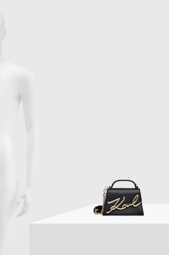 Kožená kabelka Karl Lagerfeld K/SIGNATURE 240W3004