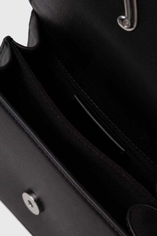 Кожена чанта Karl Lagerfeld 240W3004 черен