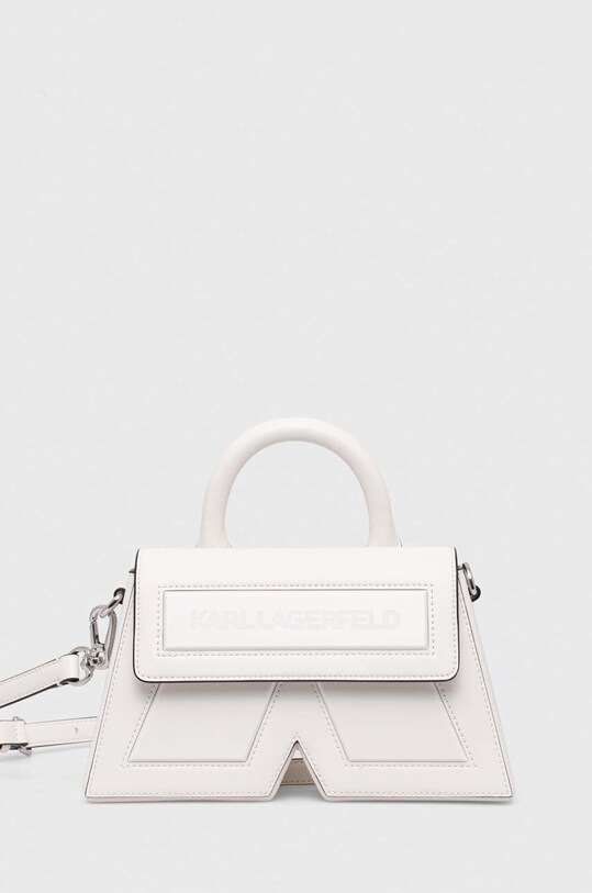 Сумочка Karl Lagerfeld лицьова шкіра білий 240W3190