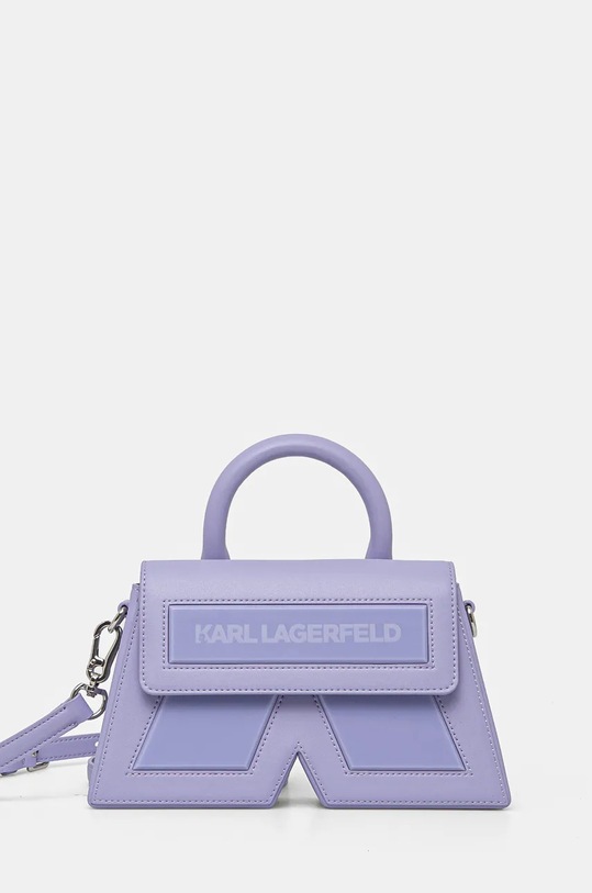 Сумочка Karl Lagerfeld лицьова шкіра фіолетовий 240W3190
